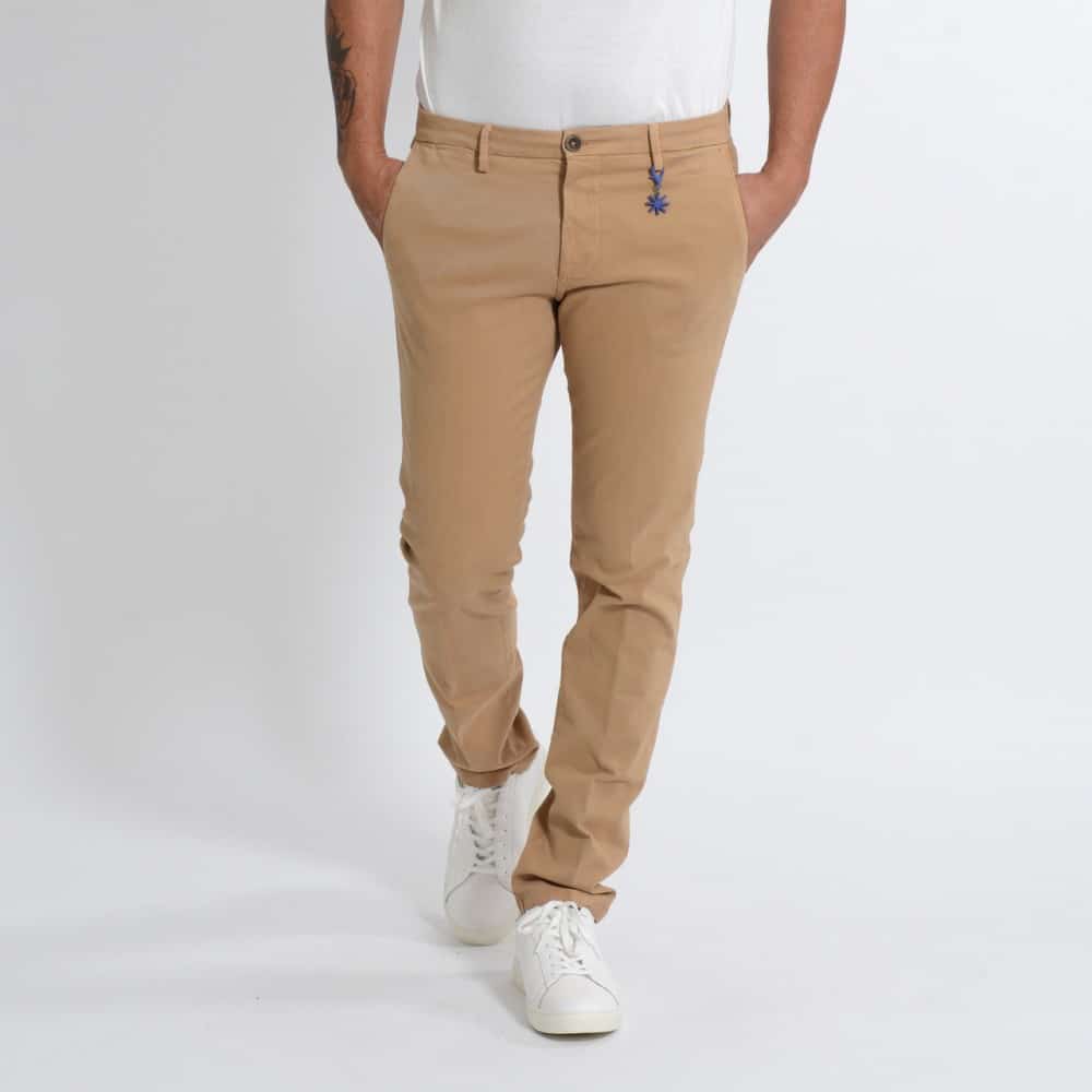 Pantalone tasca a filo tinta unita manuel ritz
