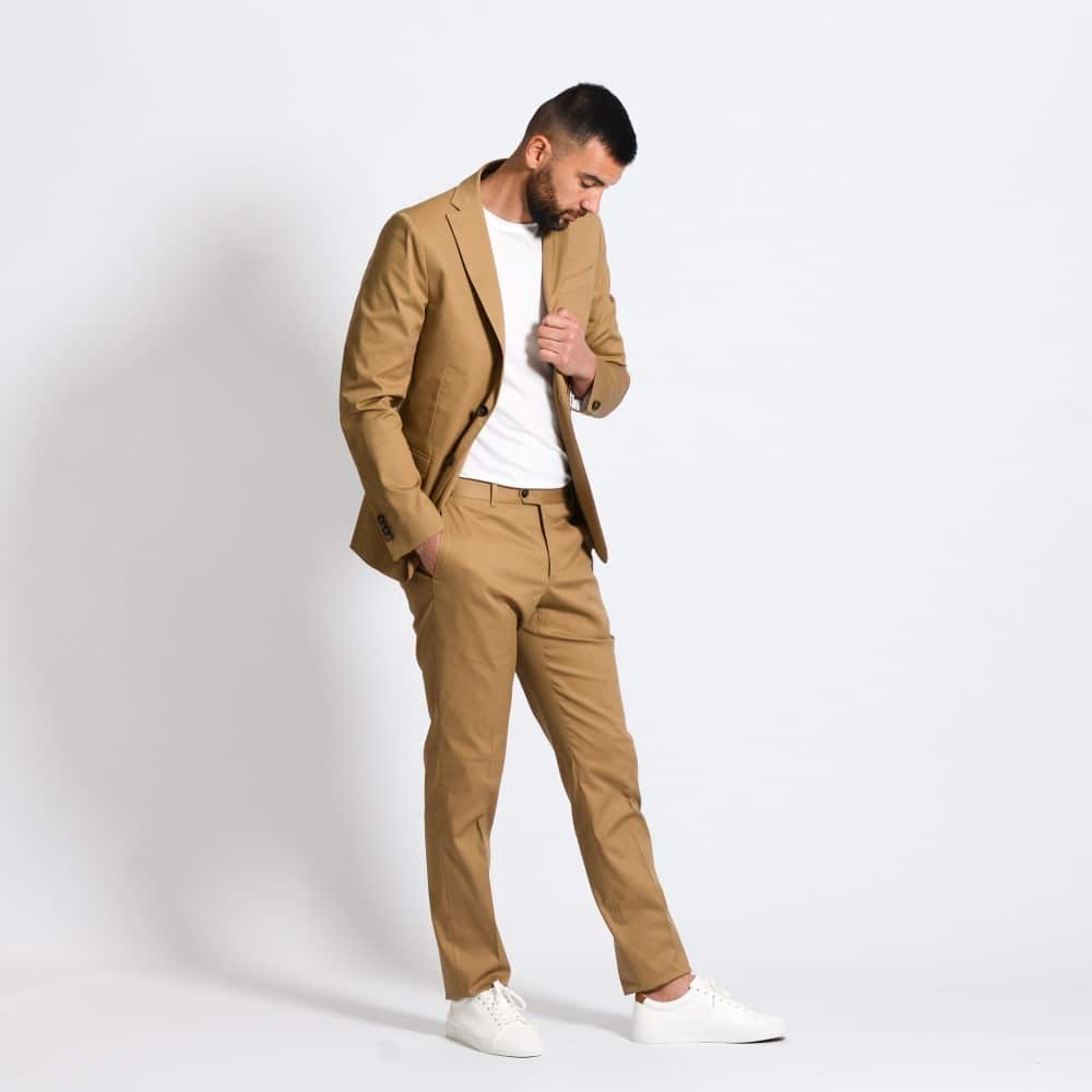 Abito uomo in cotone stretch