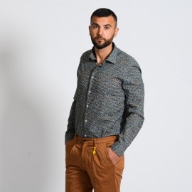 Camicia uomo fantasia fiori