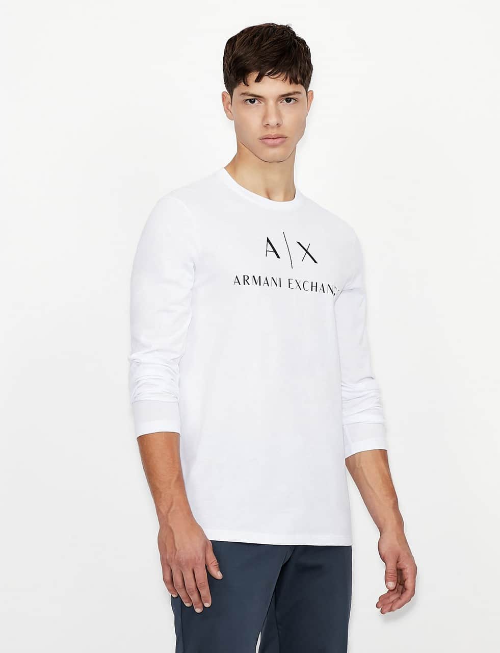 T-shirt manica lunga logata A-X