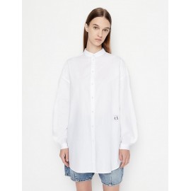 Camicia donna tinta unita A-X