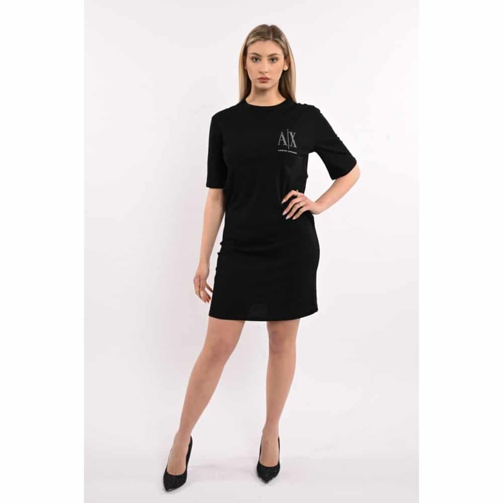 Vestito donna corto logato Armani exchange