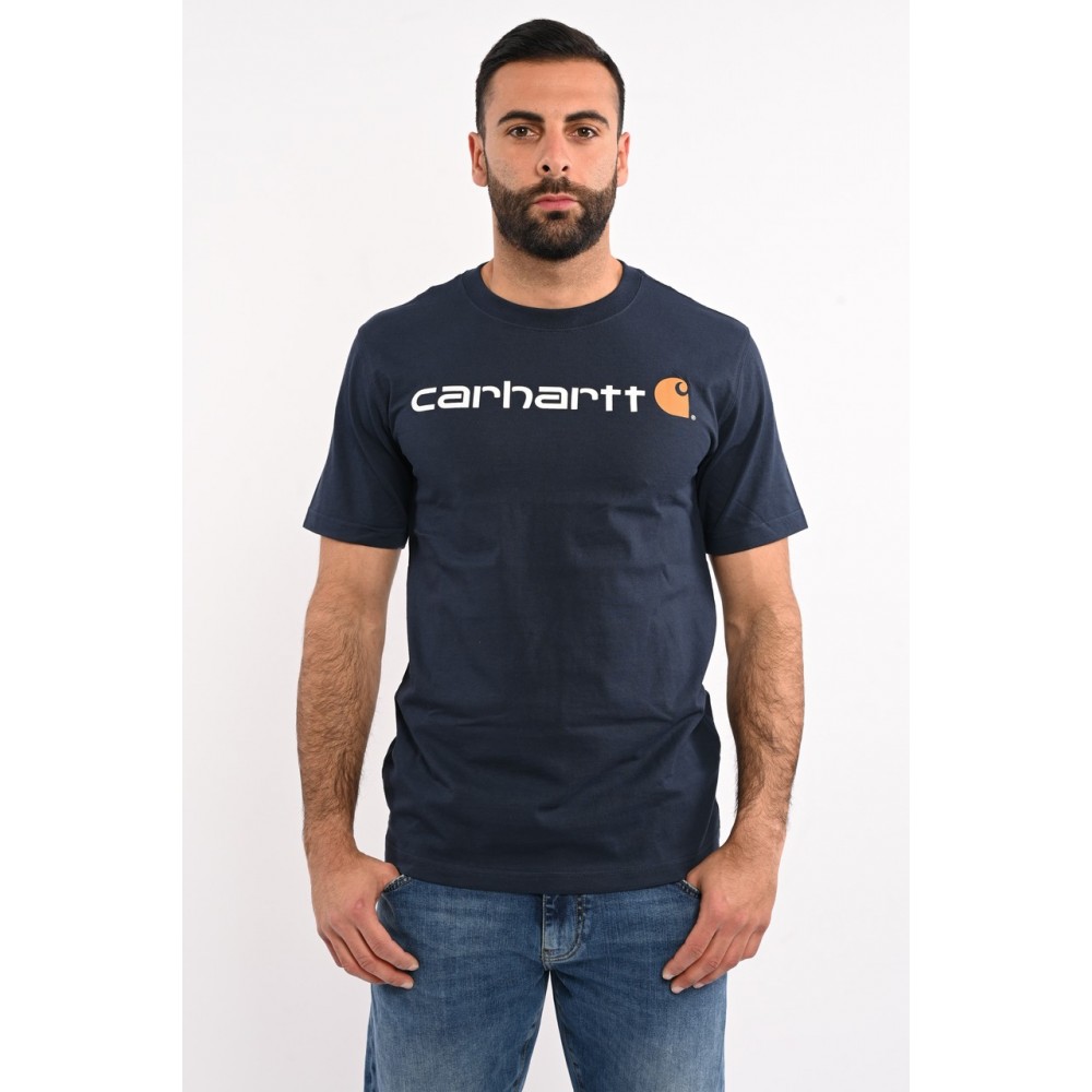T-shirt carhartt nero da uomo a manica corta con tasca logata sul davanti -  CARHARTT WIP - Pavidas