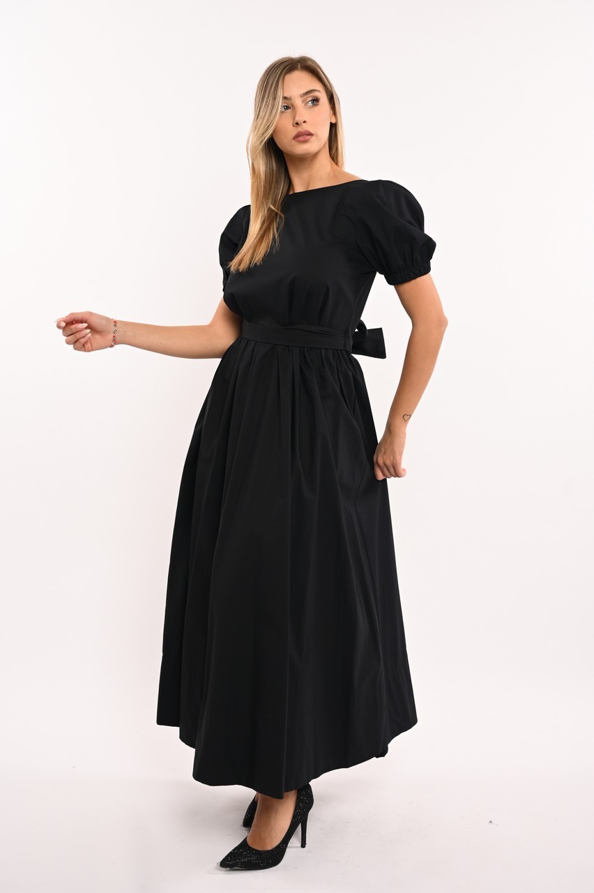 knee length dresses for ladies Dixie Dress - Black