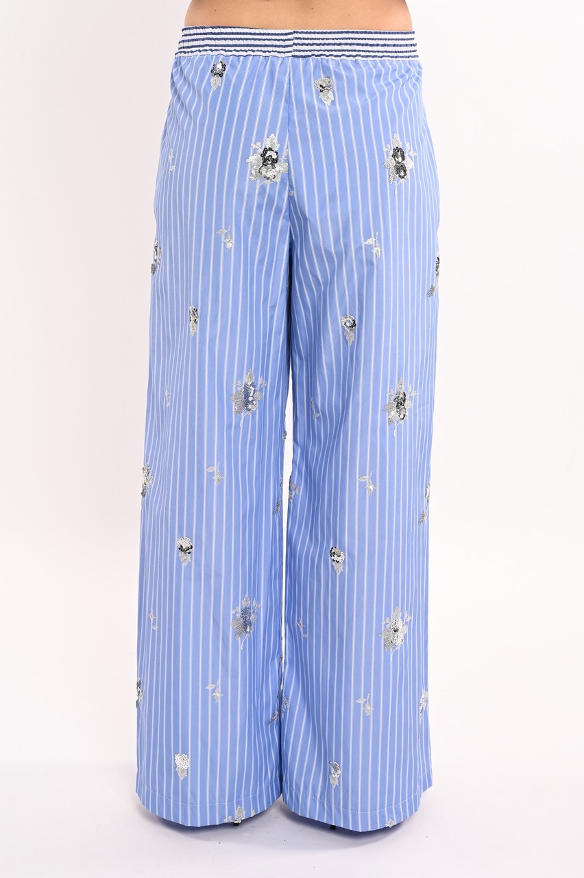 Pantalone donna palazzo a righe Dixie - Foto 12 di 12