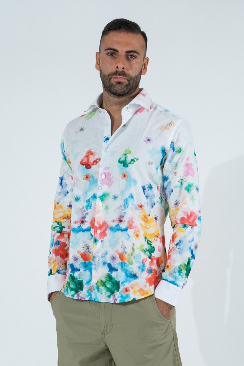 Alessandro Lamura シャツ men-s-patterned-shirt-