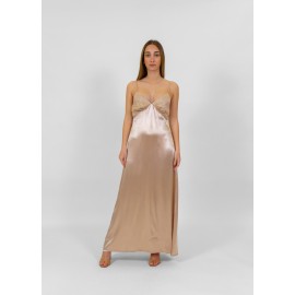 Abito donna in seta con pizzo Dixie