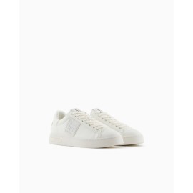 Sneakers uomo con patch e logo Armani Exchange
