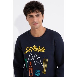 Felpa Superculture girocollo St. Moritz
