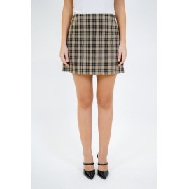 Minigonna donna a quadri