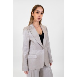 Giacca donna laminata monopetto Haveone