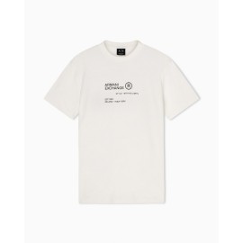 T-shirt girocollo con logo Armani exchange