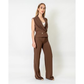 Tailleur smanicato donna